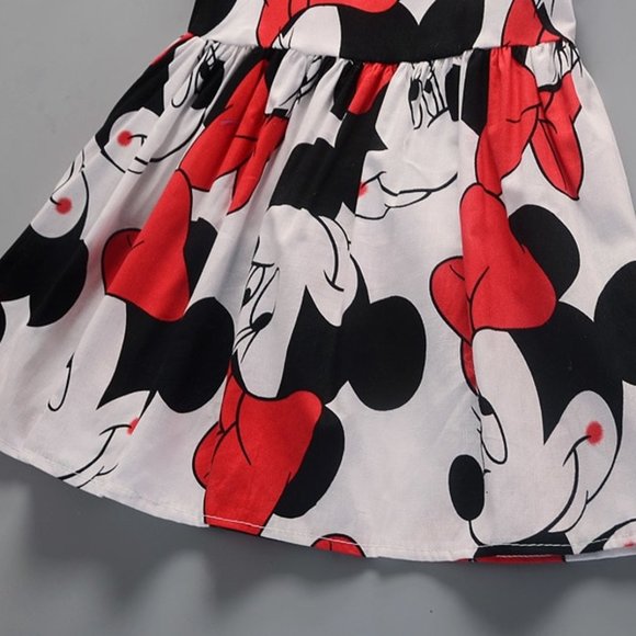 Minnie Mouse Girl Dress Disney Outfit Dress First Birthday Smash Cake Mickey - Picture 3 of 8